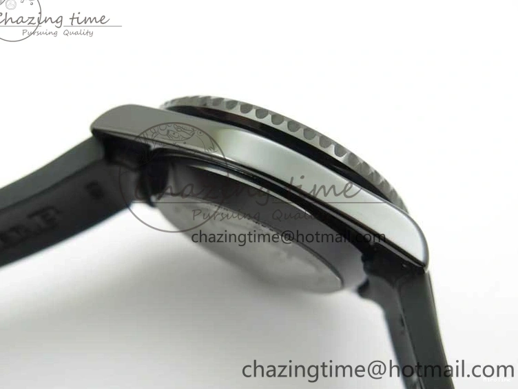 MiroTime 0122 Submariner 40mm Black Ceramic 5GF Best Edition Black Dial on Black Rubber Strap SA Unique 2464